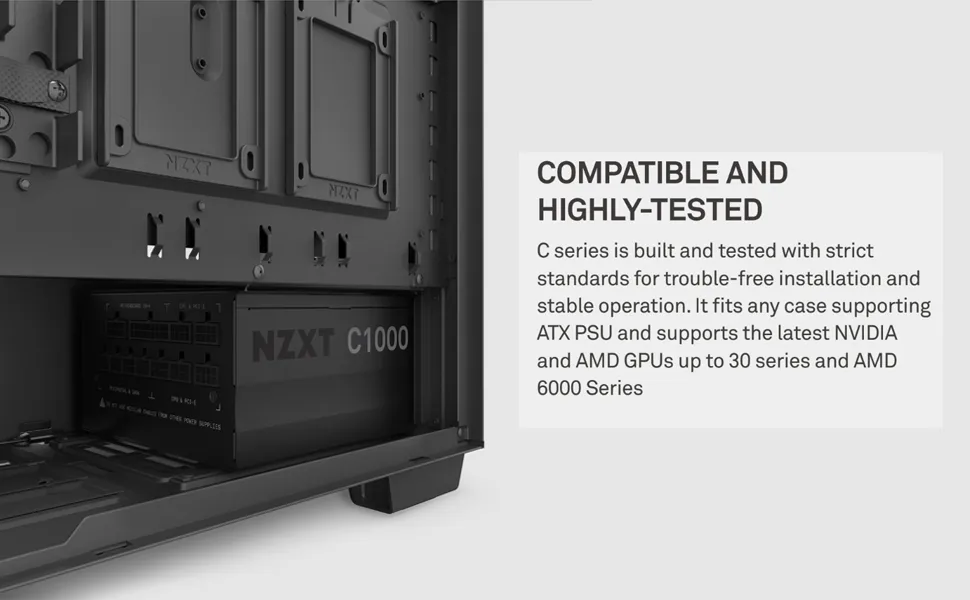 Nzxt C1000 1000 Watt 80 Plus Gold SMPS overview 4