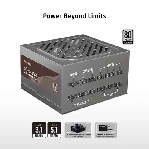 ProLab Design XPower XP-1250P ATX 3.1 Platinum Fully Modular Smps overview 1