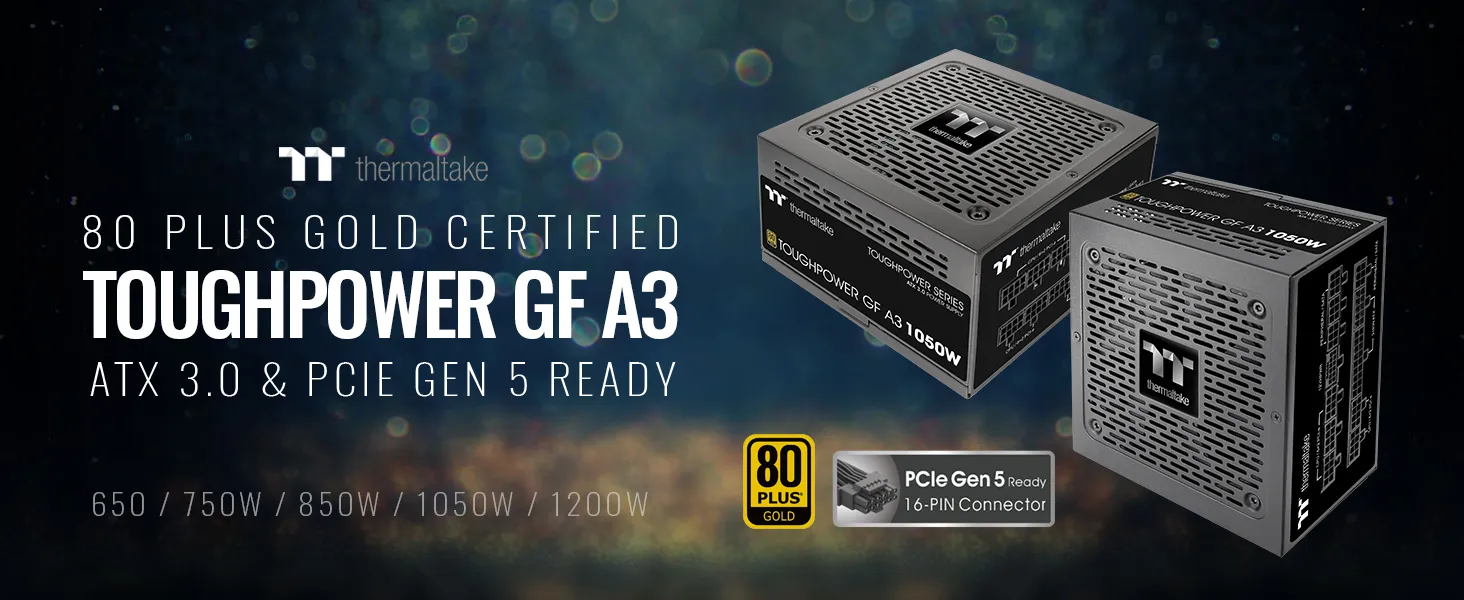 Thermaltake ToughPower GF A3 80 PLUS Gold 1050W Power Supply overview 1