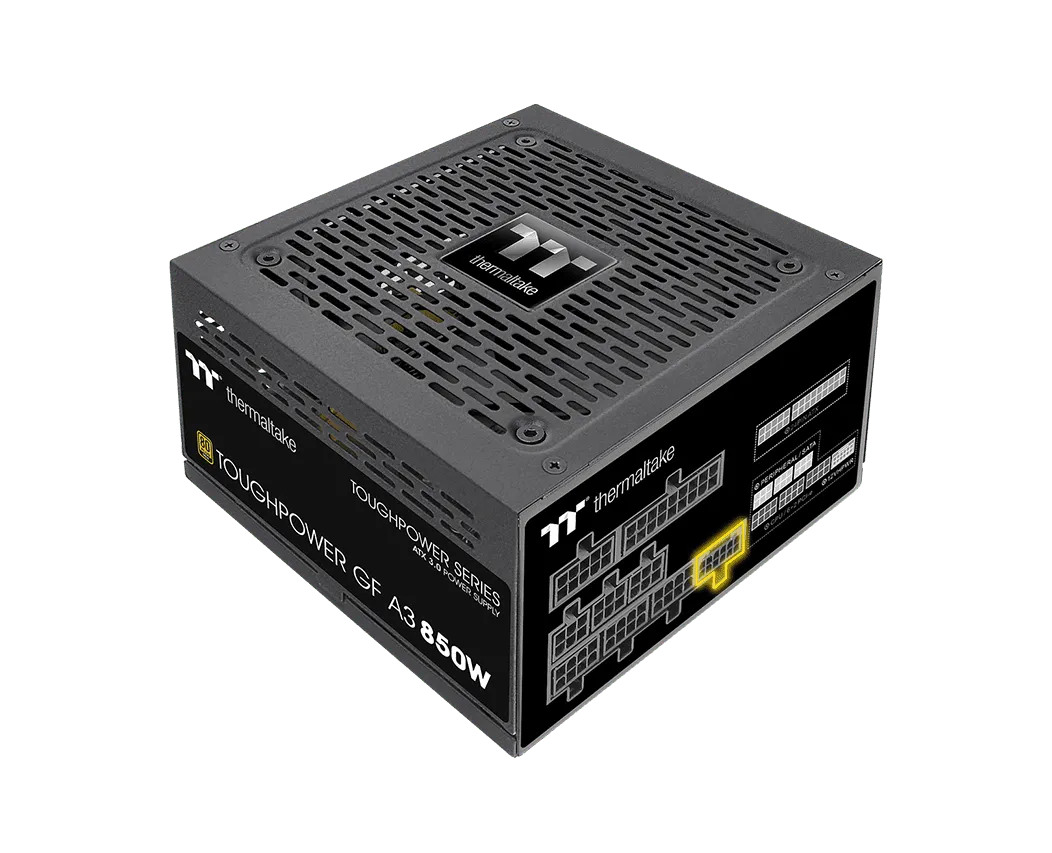 Thermaltake Toughpower GF A3 850 Watt 80 Plus Gold ATX 3.0 SMPS overview 1