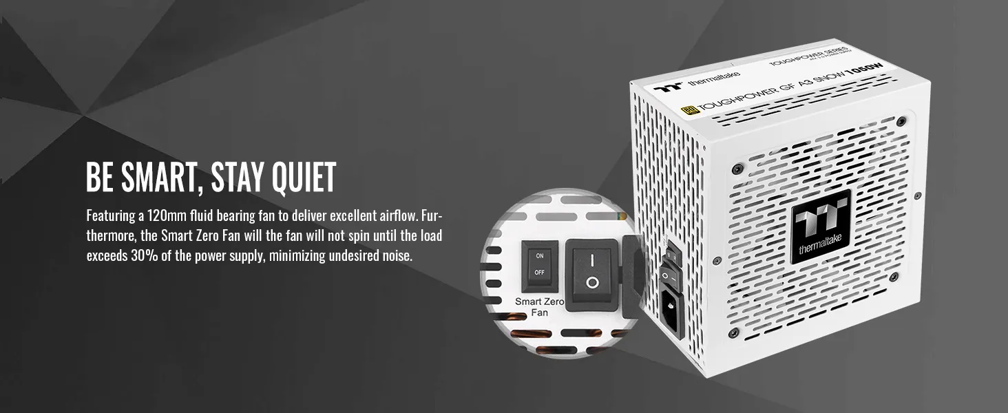 Thermaltake Toughpower GF A3 Snow 1050W 80 PLUS Gold Power Supply overview 7