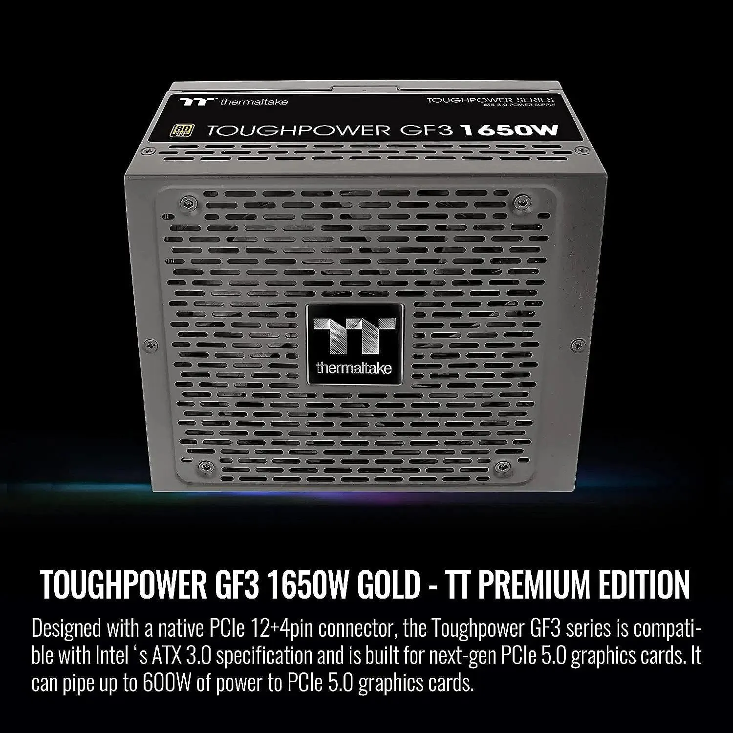 Thermaltake Toughpower GF3 1650W TT Premium Edition ATX 3.0 SMPS - 1650 Watt 80 Plus Gold SMPS overview 1