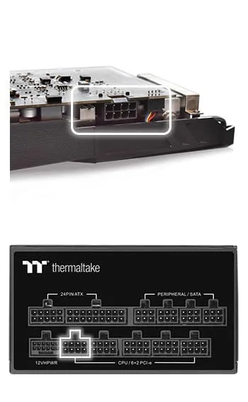 Thermaltake Toughpower GF3 A3 1050 Watt 80 Plus Gold ATX 3.0 SMPS overview 4