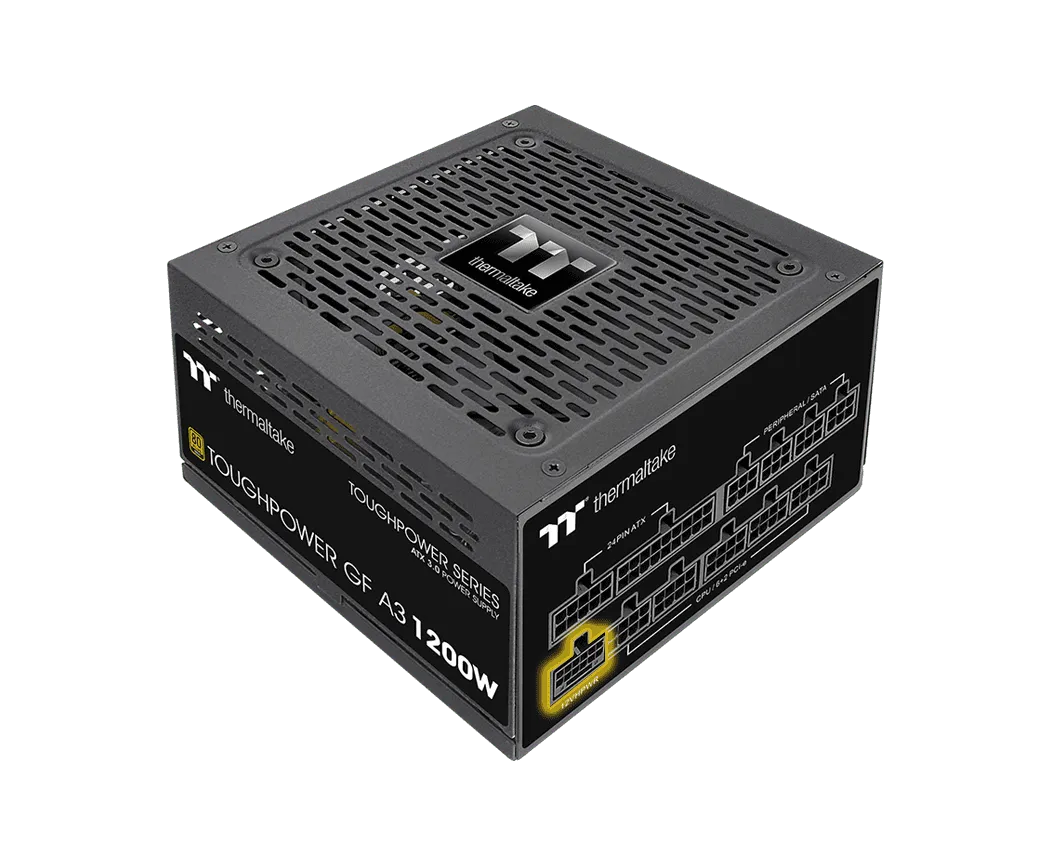 Thermaltake Toughpower GF3 A3 1200 Watt 80 Plus Gold ATX 3.0 SMPS overview 1