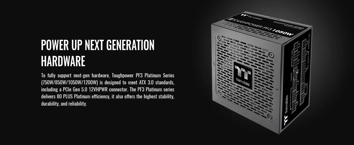 Thermaltake Toughpower PF3 1050W 80 PLUS Platinum Power Supply overview 3