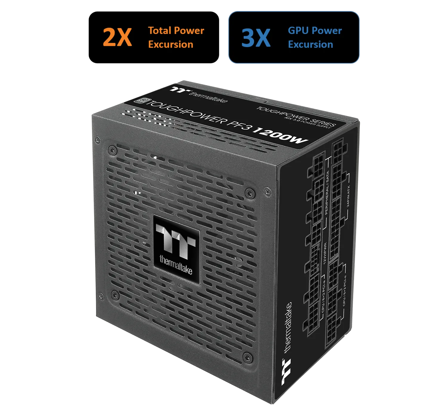 Thermaltake Toughpower PF3 1200W 80 Plus Platinum Fully Modular ATX 3.0 Power Supply overview 2