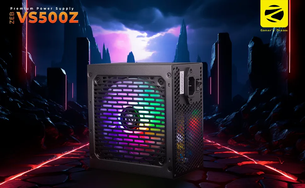 ZEBRONICS VS500Z 500W Premium Power Supply overview 2
