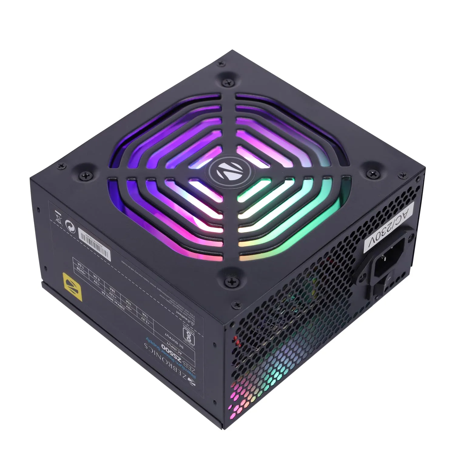 ZEBRONICS ZS500 500W Power Supply overview 1
