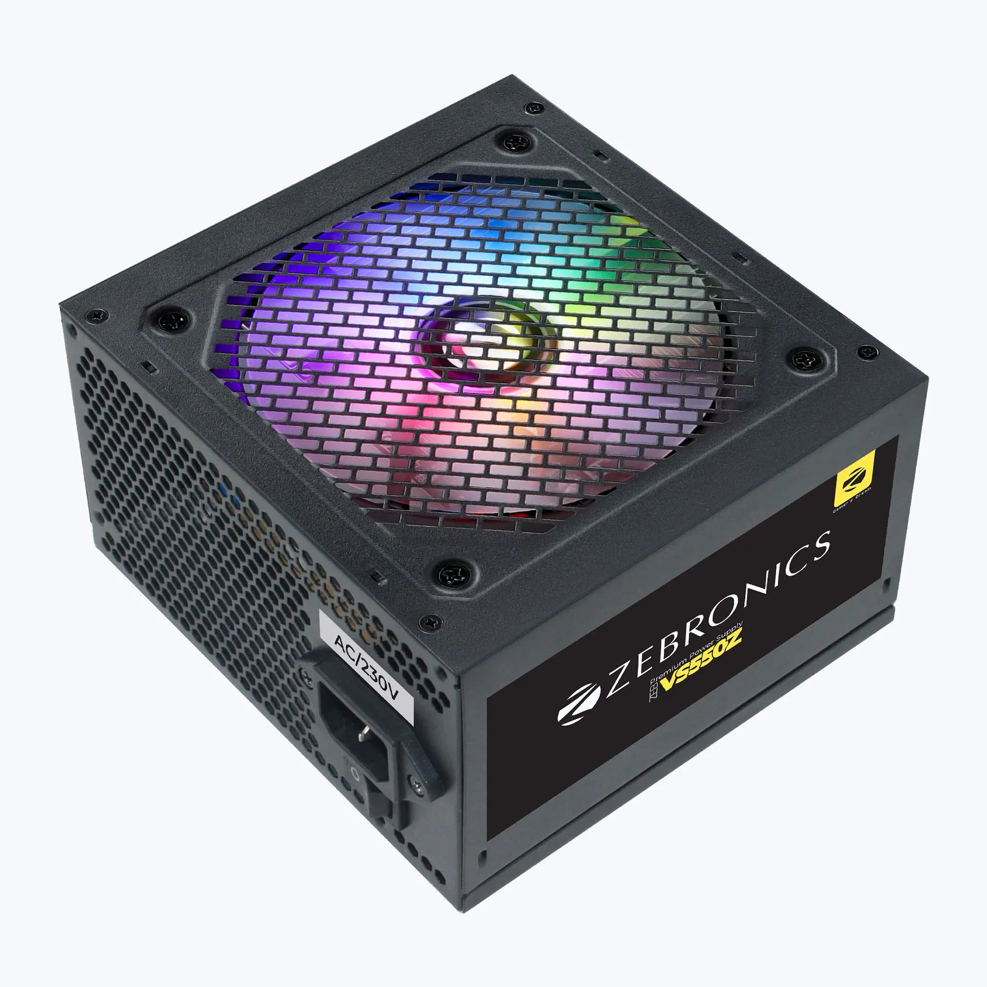 Zebronics VS550Z Premium Power Supply Black overview 1