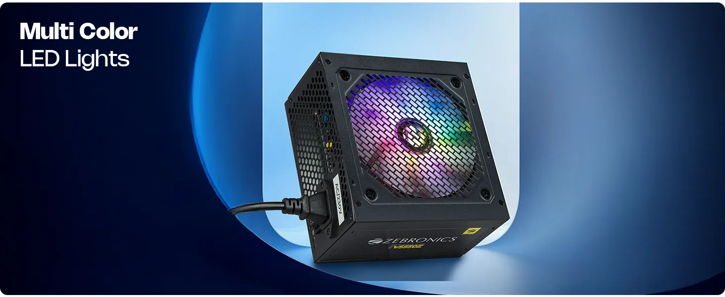 Zebronics VS550Z Premium Power Supply Black overview 6