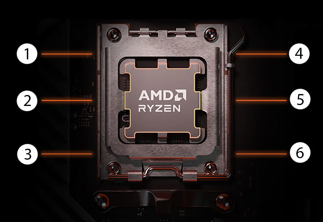 AMD Ryzen 9 9950X3D AM5 Desktop Processor (5.7 GHz / 16 Cores / 32 Threads) overview 5