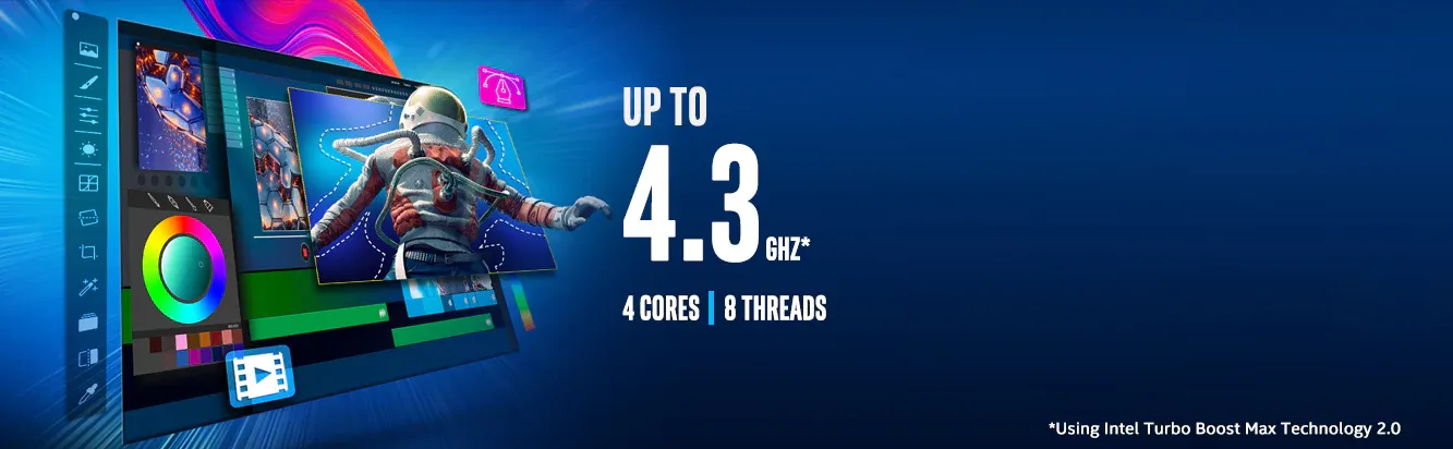 Intel Core i5-10400F LGA1200 Desktop Processor (4.30 GHz / 6 Cores / 12 Threads) overview 2