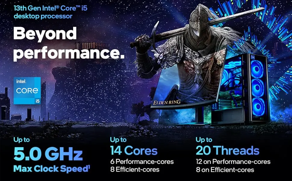 Intel Core i5-13400F LGA1700 Desktop Processor (4.60 GHz / 10 Cores / 16 Threads) overview 1