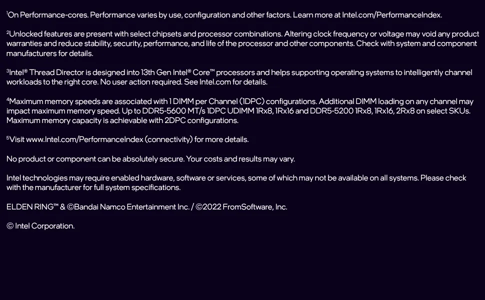 Intel Core i9-13900 LGA1700 Desktop Processor (5.60 GHz / 24 Cores / 32 Threads) overview 5
