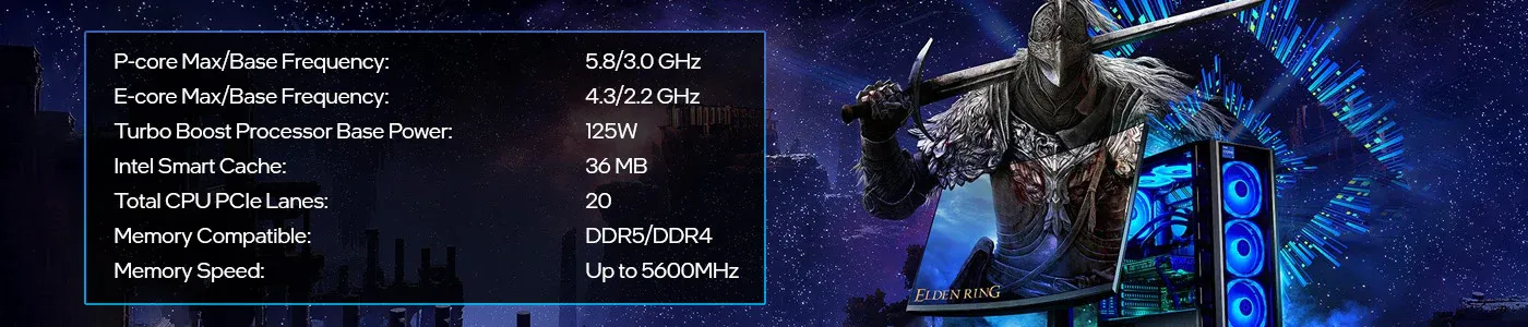 Intel Core i9-13900KF LGA1700 Desktop Processor (5.80 GHz / 24 Cores / 32 Threads) overview 4
