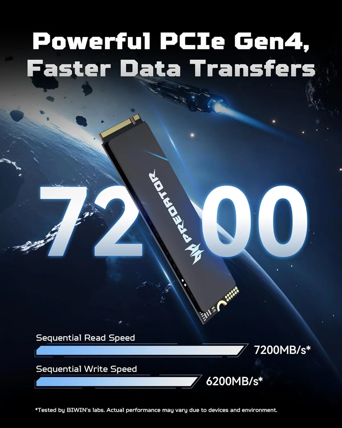 Acer Predator GM6 2TB M.2 2280 PCIe Gen4x4 NVMe 2.0 SSD overview 2