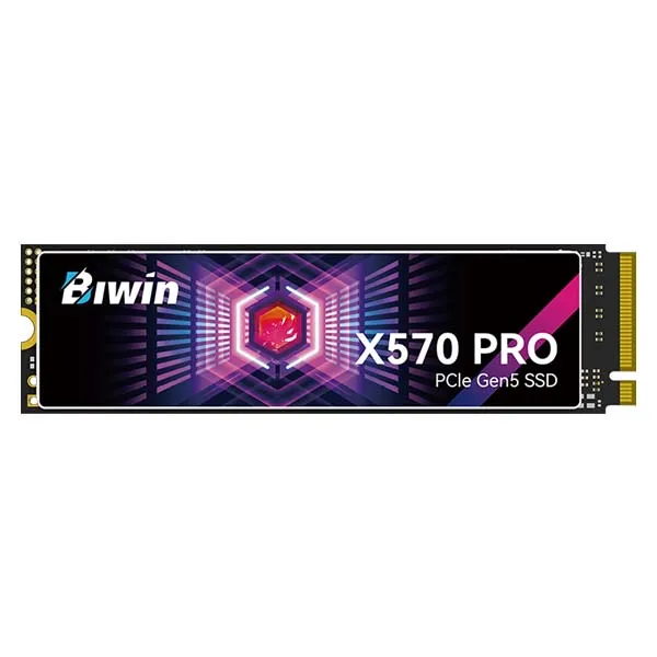 BIWIN Black Opal X570 PRO 4TB Gen5×4 NVMe M.2 2280 PCIe Internal Gaming SSD