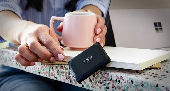 Crucial 1TB X9 USB-C 3.2 Gen 2 External SSD overview 3