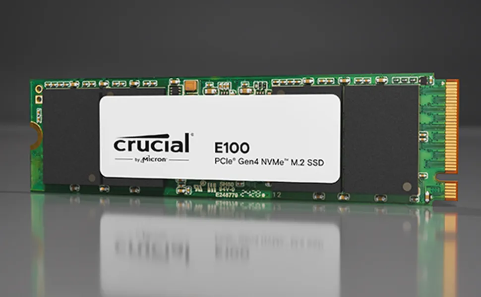 Crucial E100 480GB M.2 PCIe 4.0 Gen4 2280 NVMe Internal SSD overview 2