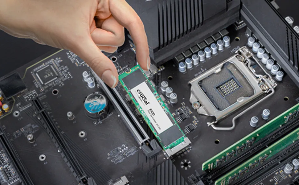 Crucial E100 480GB M.2 PCIe 4.0 Gen4 2280 NVMe Internal SSD overview 4