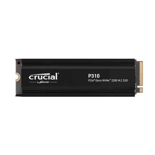 Crucial P310 1TB PCIe Gen4 NVMe 2280 M.2 with heatsink Internal Solid State Drive
