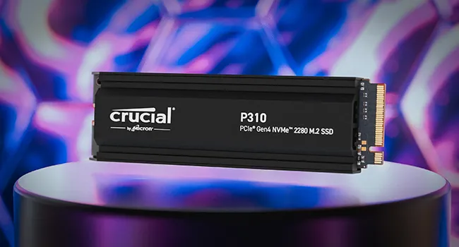 Crucial P310 4TB NVMe PCIe 4.0 M.2 Internal SSD with Heatsink overview 6