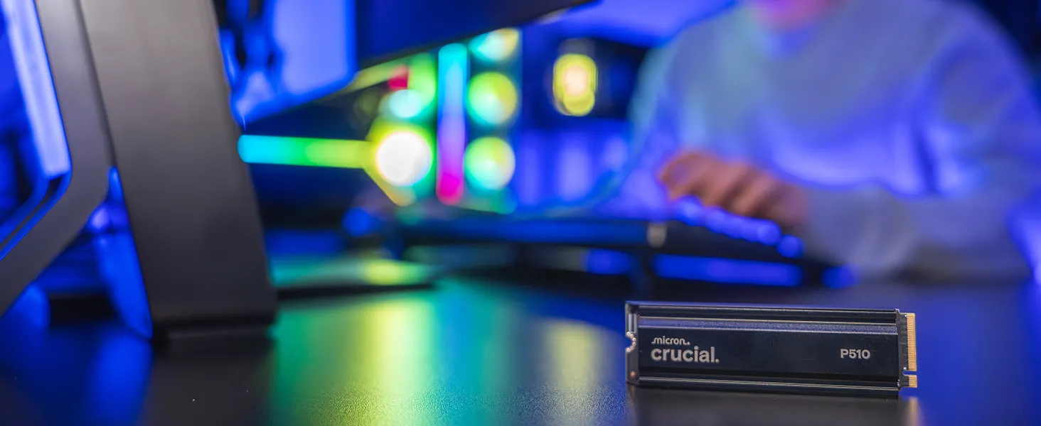 Crucial P510 1TB PCIe Gen5 NVMe 2280 M.2 Internal SSD (CT1000P510SSD8) overview 3