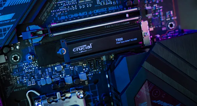 Crucial T500 2TB PCIe 4.0 x4 M.2 Internal SSD with Heatsink overview 4