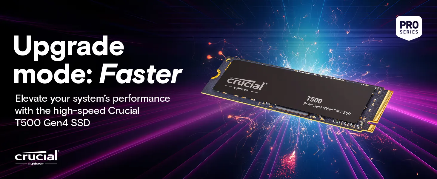 Crucial T500 4TB PCIe Gen4 NVMe SSD (CT4000T500SSD3) overview 1