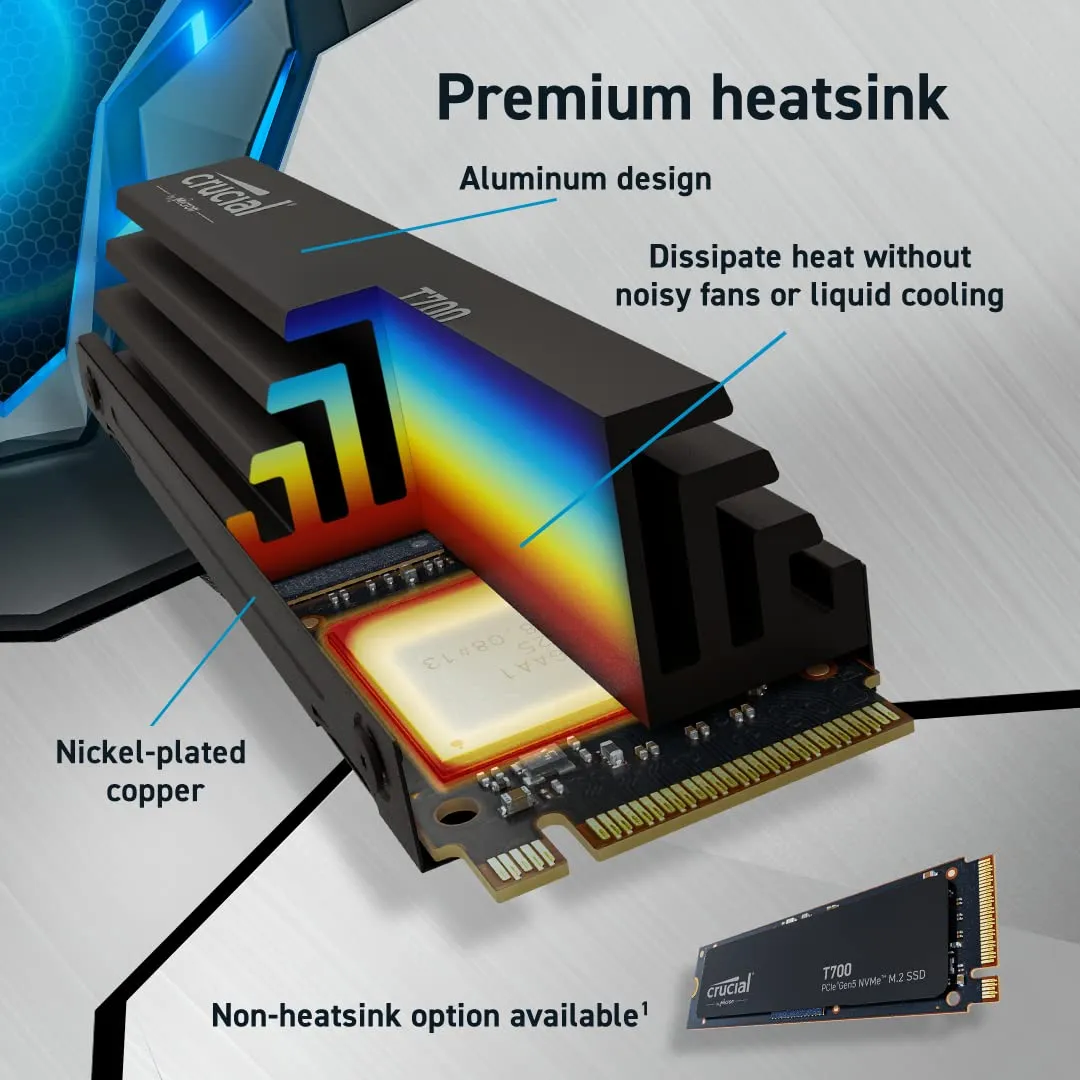 Crucial T700 4TB PCIe 5.0 x4 M.2 Internal SSD overview 5