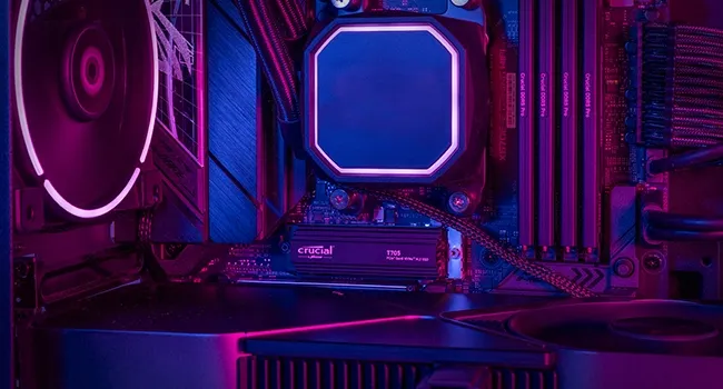 Crucial T705 2TB PCIe Gen5 NVMe M.2 SSD overview 4