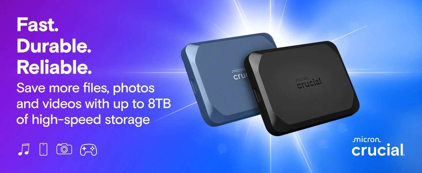 Crucial X10 6TB Portable SSD (CT6000X10SSD9) overview 1