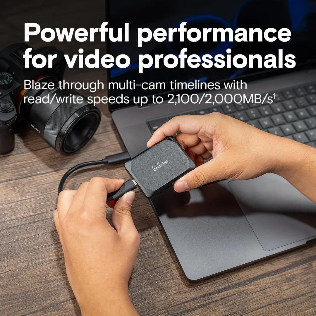 Crucial X10 Pro 2TB Portable SSD (CT2000X10PROSSD9) overview 1