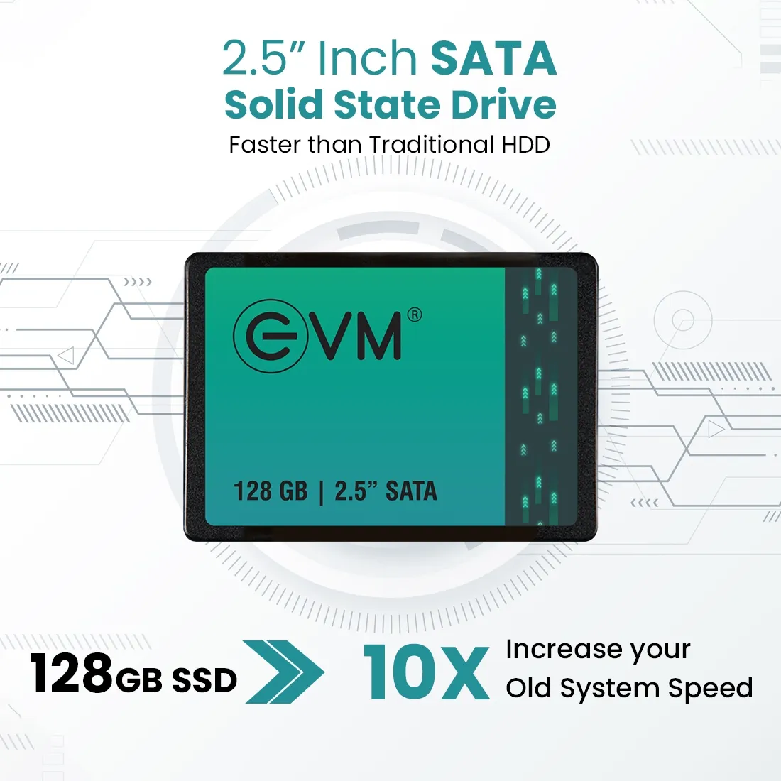 EVM 128GB Internal SSD 2.5" INCH SATA overview 1
