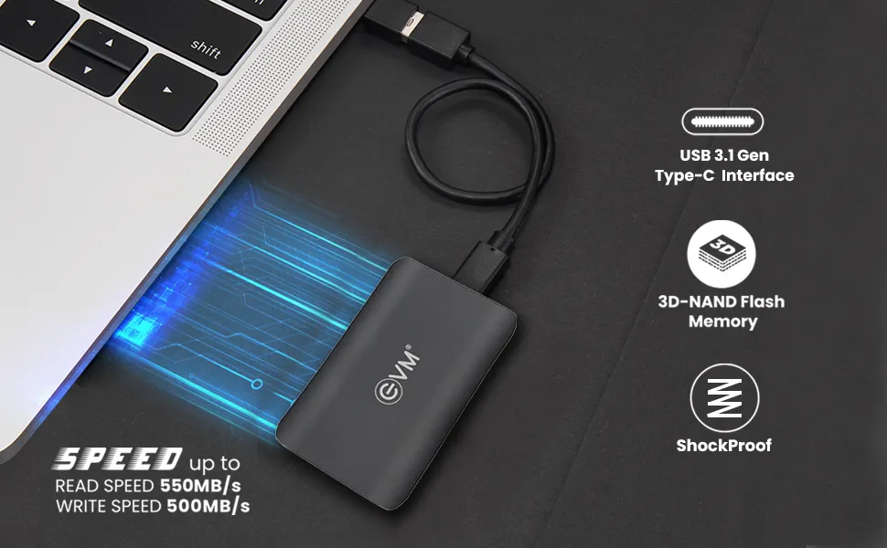 Evm Ensave Portable Ssd 512gb overview 2
