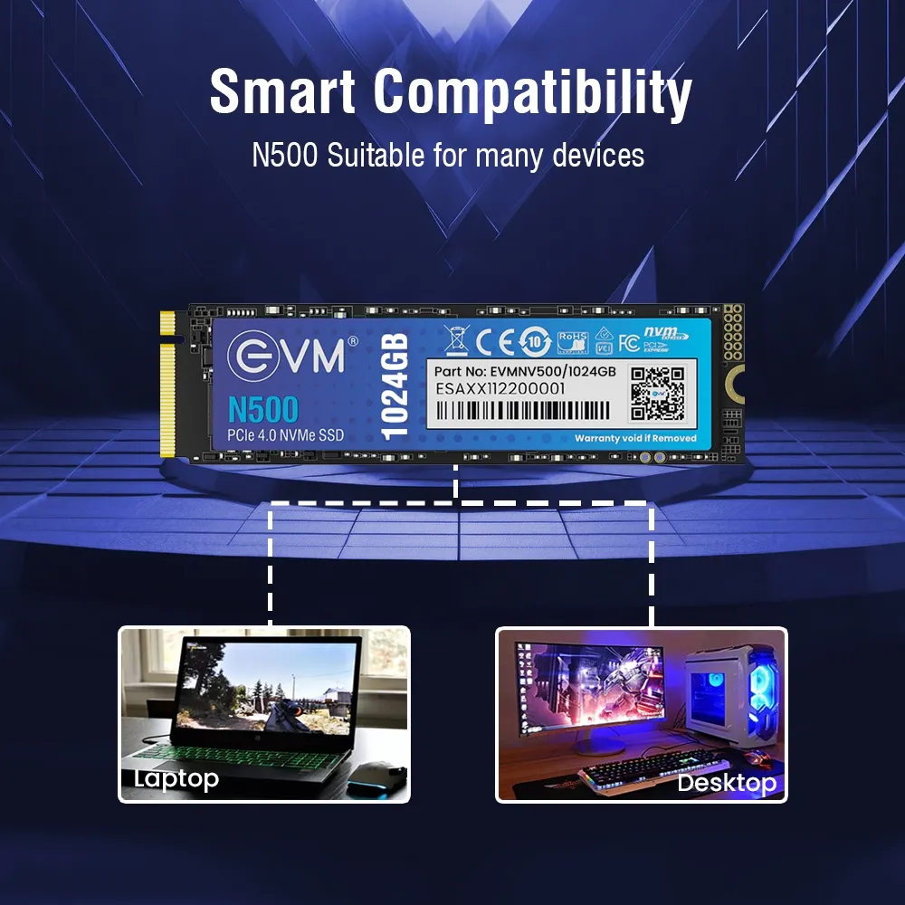 Evm N500 1Tb Pcle Gen 4.0 Nvme Internal Ssd overview 3