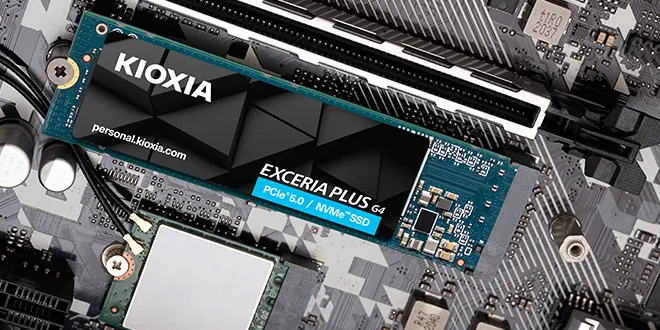 KIOXIA EXCERIA PLUS G4 2TB M.2 NVMe Gen5 SSD overview 2