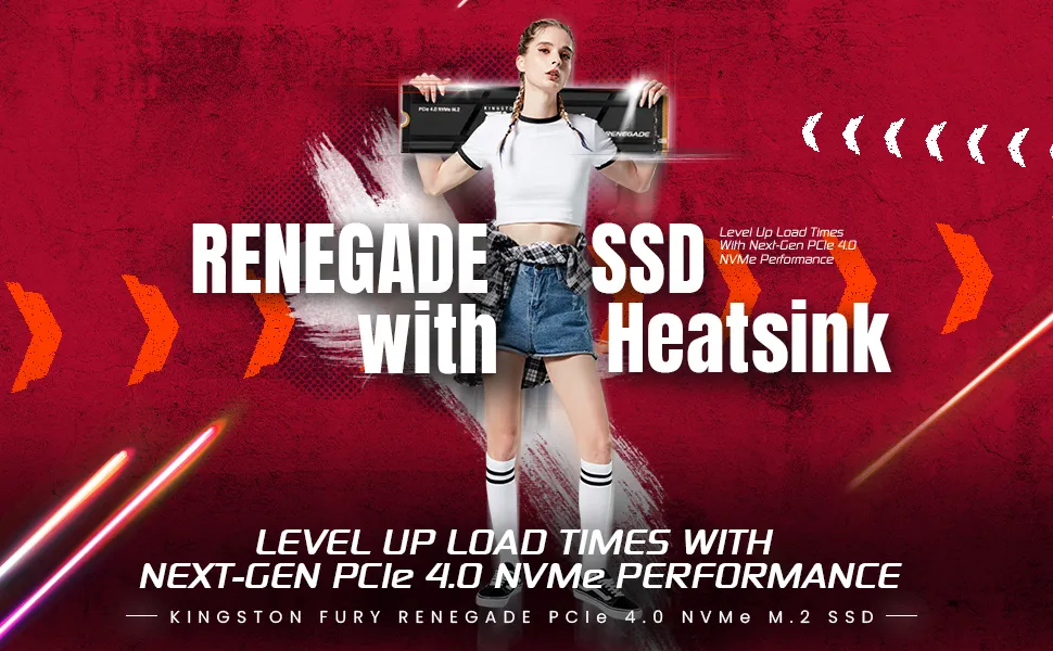Kingston FURY Renegade NVMe 1TB Gen4 SSD with Heatsink overview 1