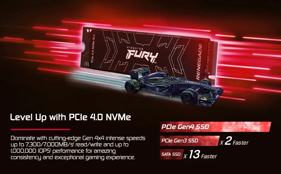 Kingston Fury Renegade 4TB M.2 NVMe Gen4 SSD overview 3
