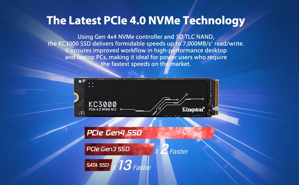 Kingston KC3000 512GB M.2 NVMe Gen4 SSD overview 3