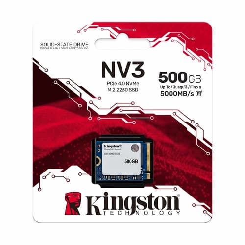 Kingston NV3 500GB NVMe M.2 2230 Gen4 SSD overview 1