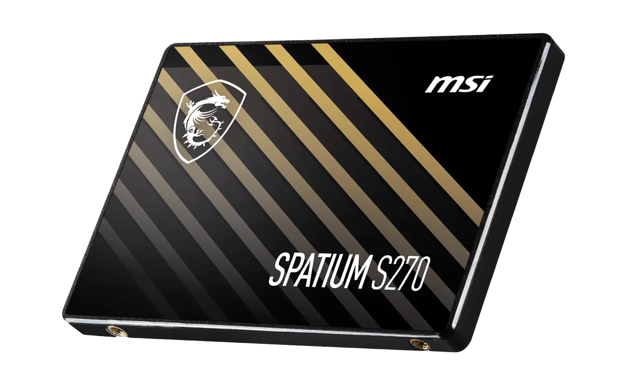 MSI SPATIUM S270 SATA 2.5 480GB Internal Solid State Drive overview 1
