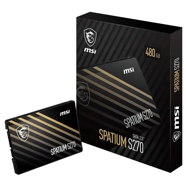 MSI SPATIUM S270 SATA 2.5 480GB Internal Solid State Drive