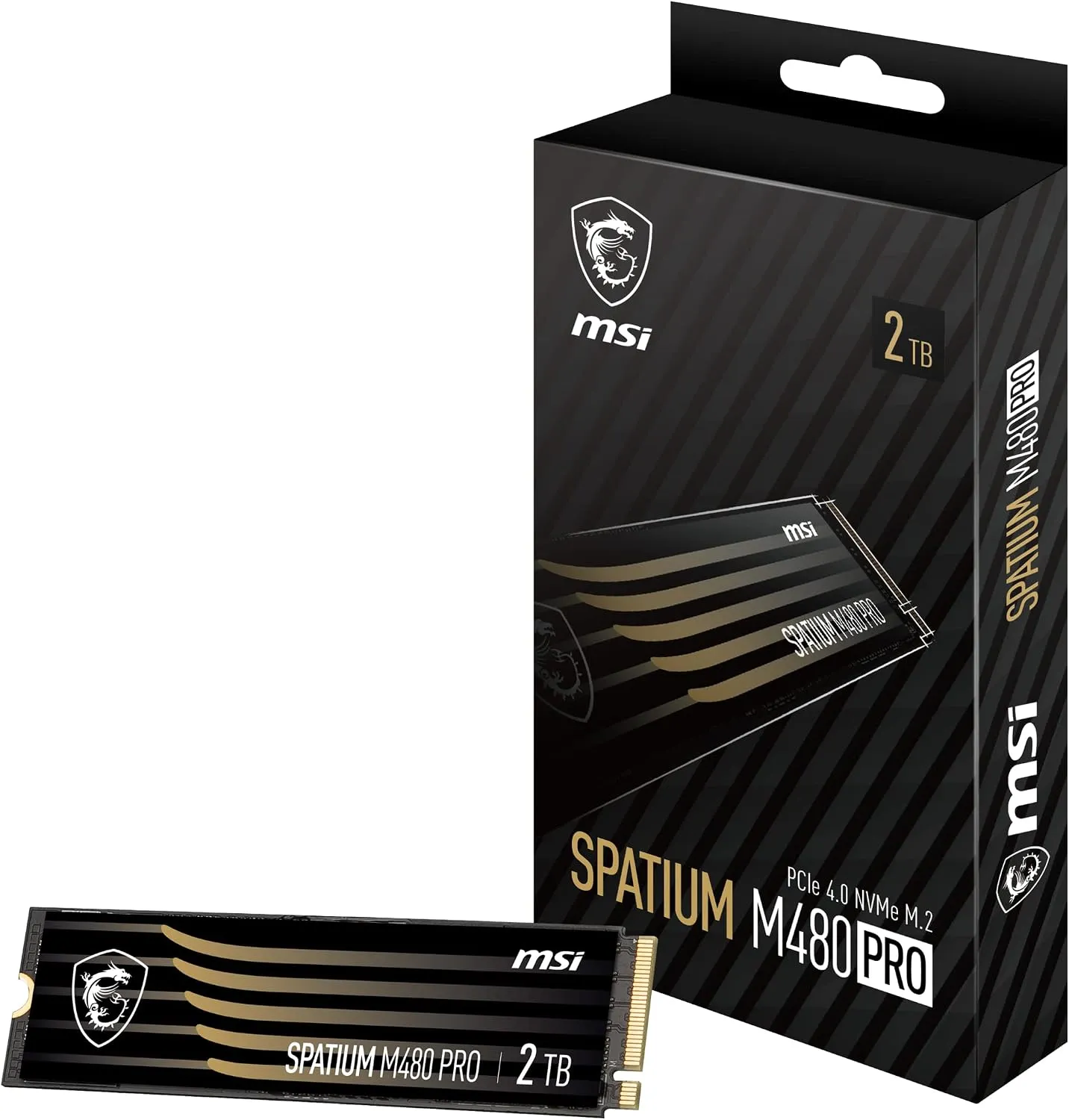 MSI Spatium M480 PRO 2TB PCIe 4.0 NVMe M.2 SSD overview 1