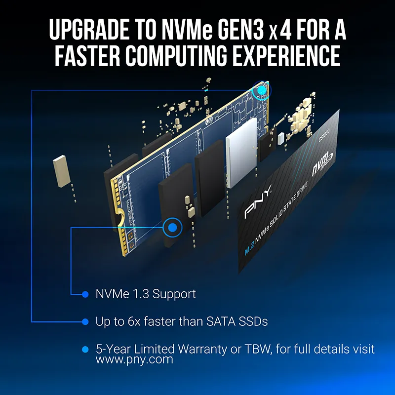 PNY CS1030 500GB M.2 NVMe SSD overview 2