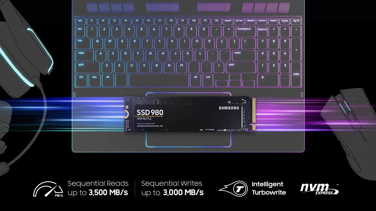 SAMSUNG 980 250GB M.2 NVMe GEN 3 INTERNAL SSD overview 2