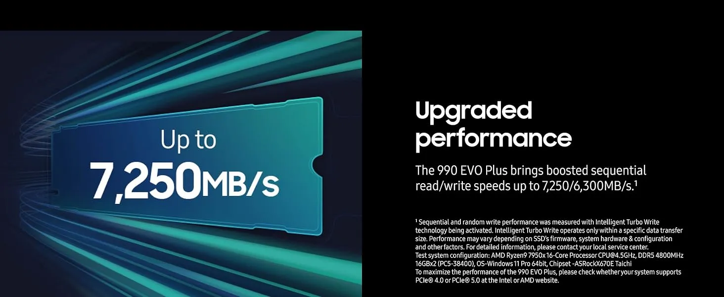 Samsung 990 EVO Plus 4TB M.2 NVMe Gen5 SSD (OEM Fresh Unit) overview 3
