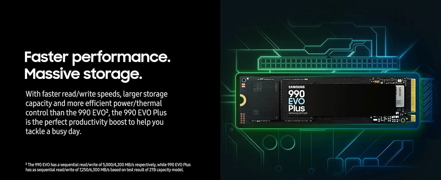 Samsung 990 EVO Plus 4TB M.2 NVMe Gen5 SSD (OEM Fresh Unit) overview 6