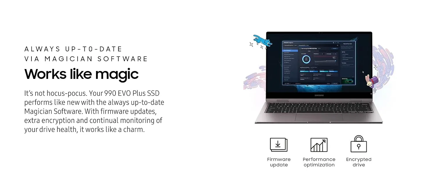 Samsung 990 EVO Plus 4TB M.2 NVMe Gen5 SSD - MZ-V9S4T0BW overview 11