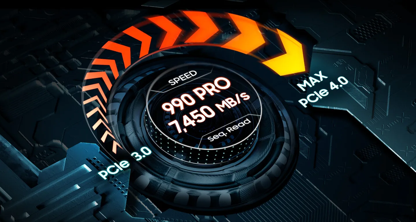 Samsung 990 Pro 2TB M.2 NVMe Gen4 SSD (with Heatsink) overview 2